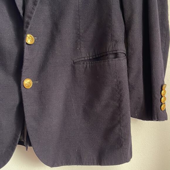 Vintage Polo University Ralph Lauren wool 2 button single vent sport coat blazer - Picture 3 of 10